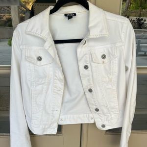 white denim jacket
